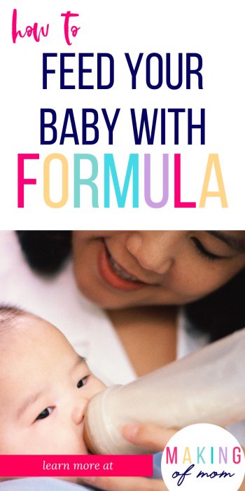 formula feeding baby
