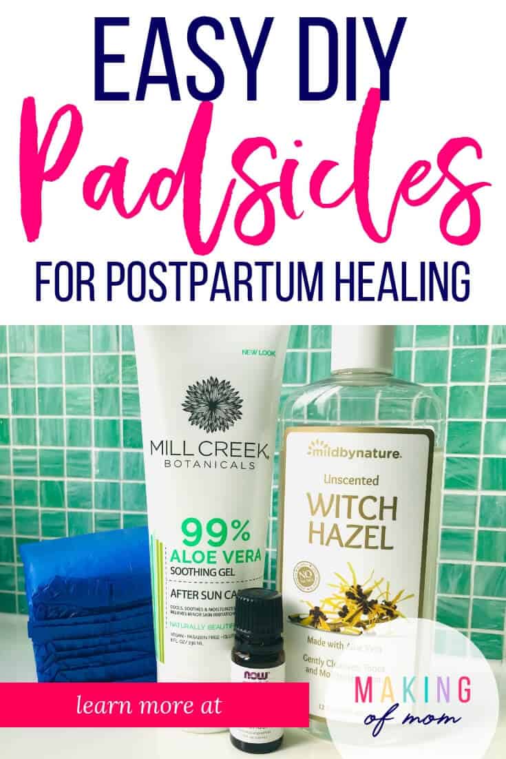DIY Padsicles in 30 Minutes or Less Easy Postpartum Cold Packs
