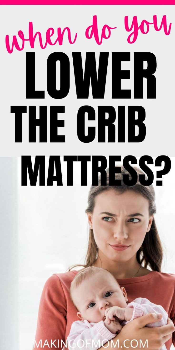 When to Lower Your Crib Mattress Making of Mom